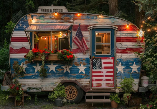 4Th Of July Rv Photography Backdrop Ym8T-B0457