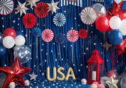 4Th Of July Patriotic Photography Backdrop Ym8T-B0461