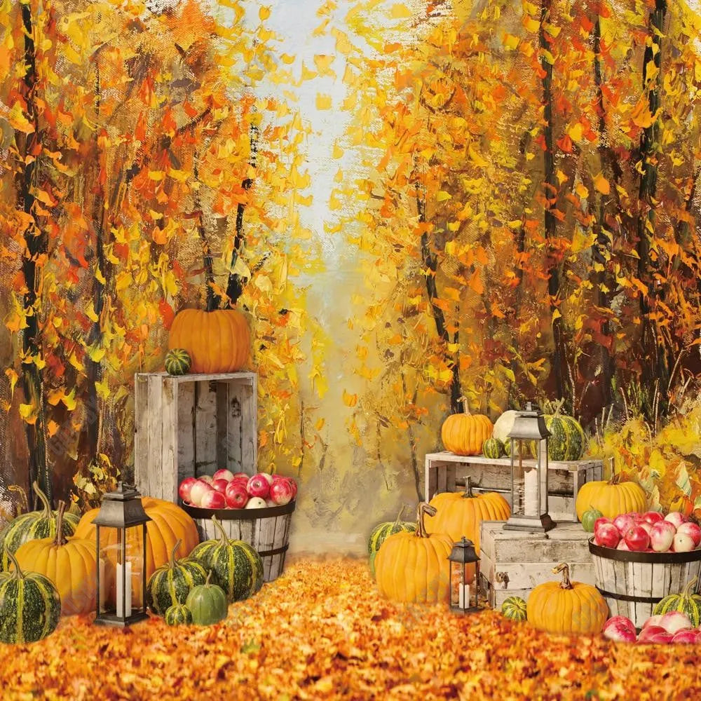 Autumn Forest Scenery Photography Backdrop GBSX-99605 - Gatsby Backdrop