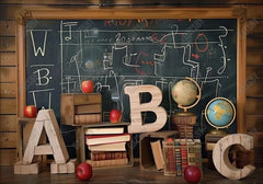 Back To School Blackboard Photography Backdrop Ym8T-B0374 - Gatsby Backdrop