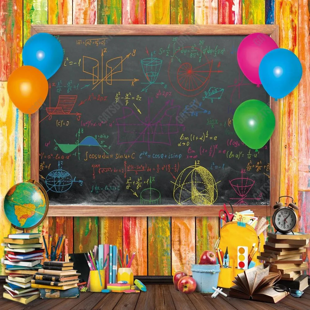 Back To School Classroom Photography Backdrop GBSX-99630 - Gatsby Backdrop