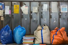 Back To School Locker Photography Backdrop GBSX-99636 - Gatsby Backdrop