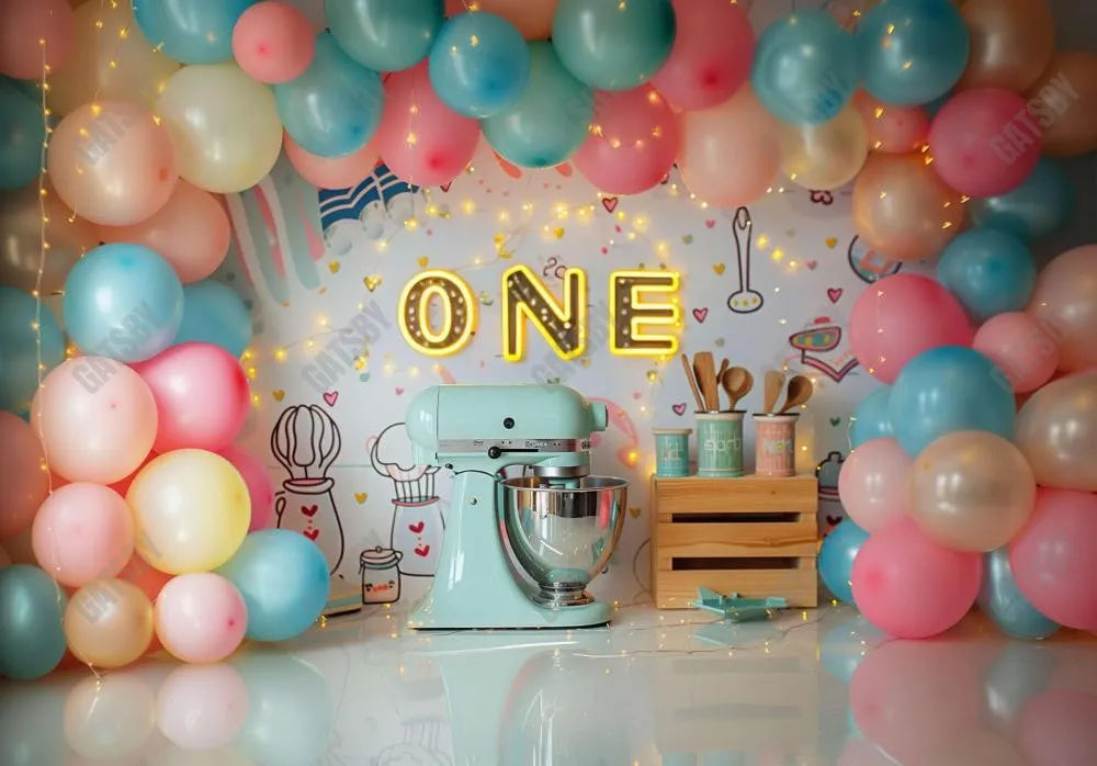 Baking Cake Smash Backdrop - Gatsby Backdrop