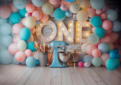 Baking Cake Smash Birthday Backdrop - Gatsby Backdrop