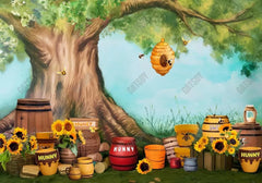 Bees and Honey Backdrop - Gatsby Backdrop