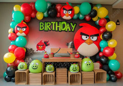 Birds Cake Smash Photography Backdrop GBSX-99650 - Gatsby Backdrop