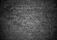 Black Brick Wall Photography Backdrop GBSX-99651 - Gatsby Backdrop