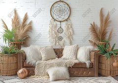 Bohemian Living Room Backdrop - Gatsby Backdrop