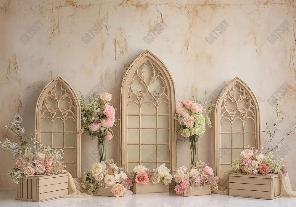 Boho Arch Flower Wedding Backdrop - Gatsby Backdrop