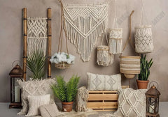 Boho Macrame Wall Photography Backdrop Ym8G-B0393 - Gatsby Backdrop