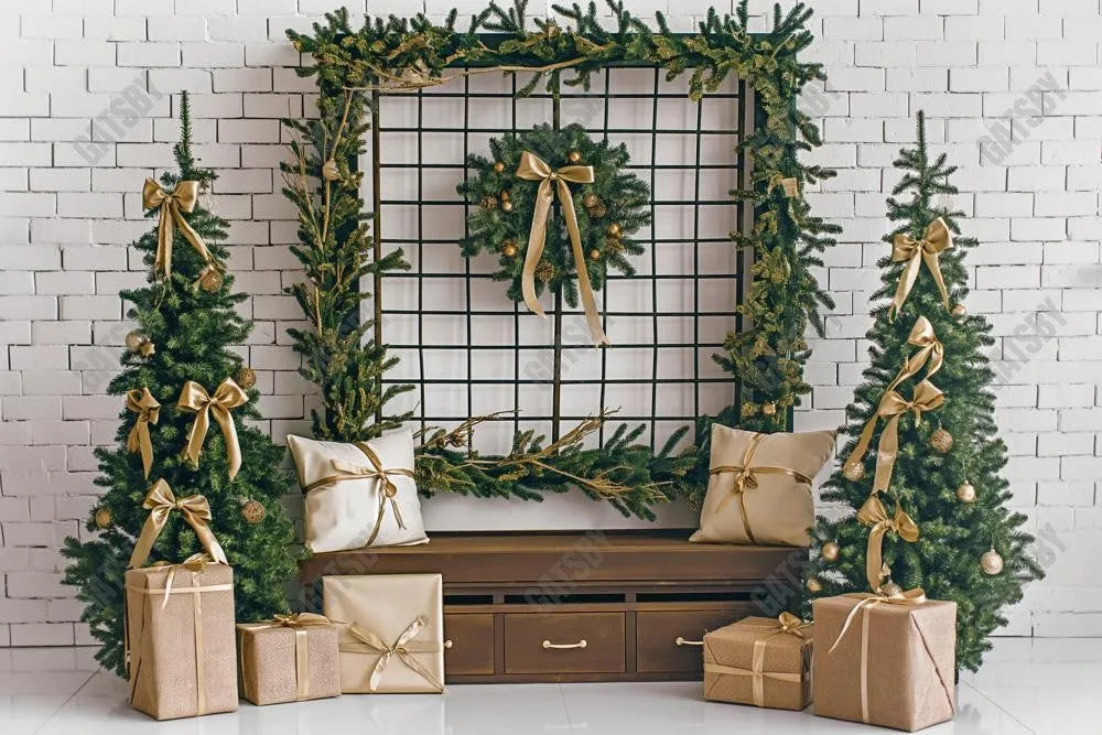 Boho Vintage Holiday Photography Backdrop GBSX-99660 - Gatsby Backdrop