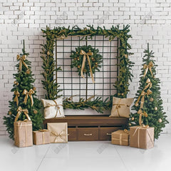 Boho Vintage Holiday Photography Backdrop GBSX-99660 - Gatsby Backdrop