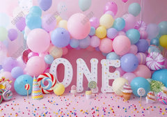 Candy ONE Cake Smash Backdrop - Gatsby Backdrop