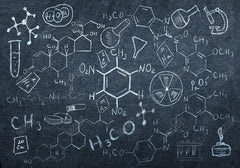 Chemistry Blackboard Photography Backdrop GBSX-99673 - Gatsby Backdrop