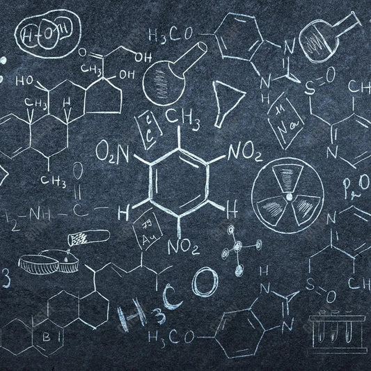 Chemistry Blackboard Photography Backdrop GBSX-99673 - Gatsby Backdrop