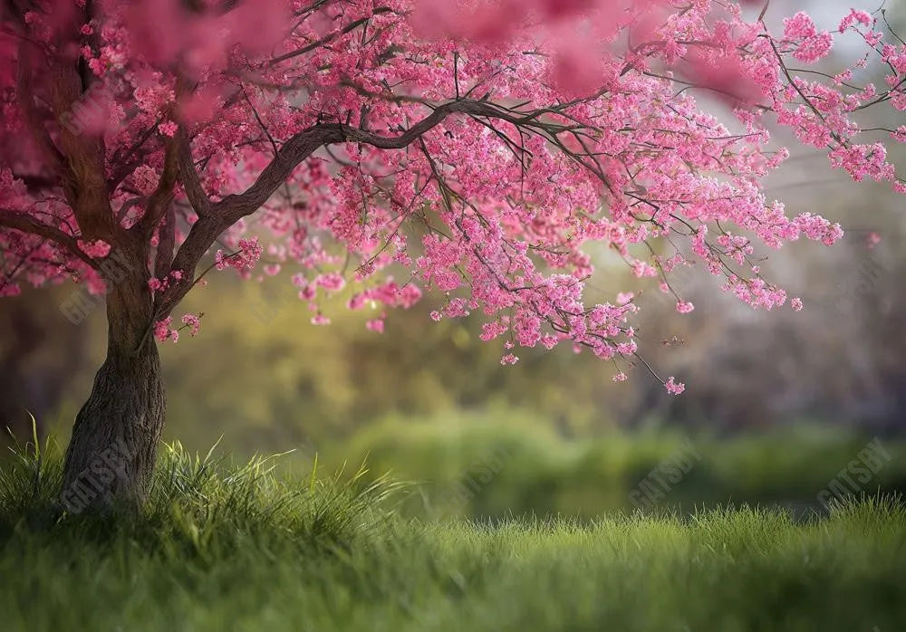 Cherry Blossom Tree Backdrop - Gatsby Backdrop