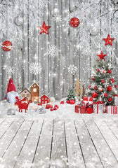 Christmas Wood Photography Backdrop GBSX-99720 - Gatsby Backdrop