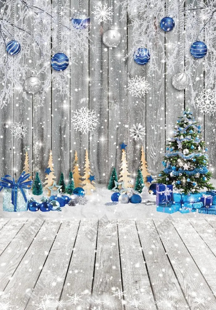 Christmas Wood Photography Backdrop GBSX-99721 - Gatsby Backdrop