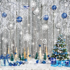 Christmas Wood Photography Backdrop GBSX-99721 - Gatsby Backdrop