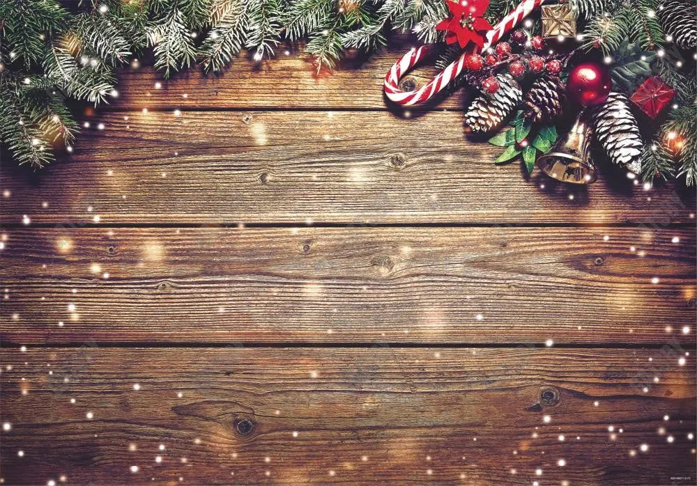 Christmas Wood Wall Photography Backdrop - Gatsby Backdrop