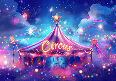 Circus Cake Smash Photography Backdrop GBSX-99727 - Gatsby Backdrop