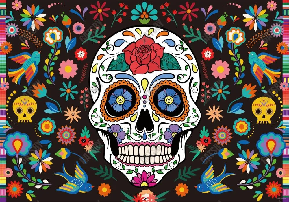 Day of the Dead Backdrop - Gatsby Backdrop