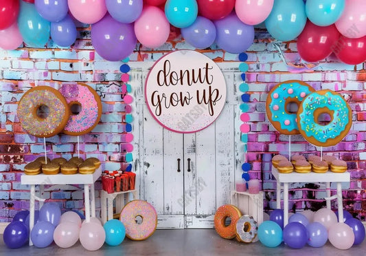 Donut Photography Backdrop Ym8L-B0384 - Gatsby Backdrop