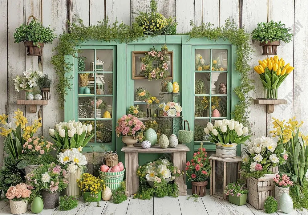 Easter Flower Room Backdrop - Gatsby Backdrop