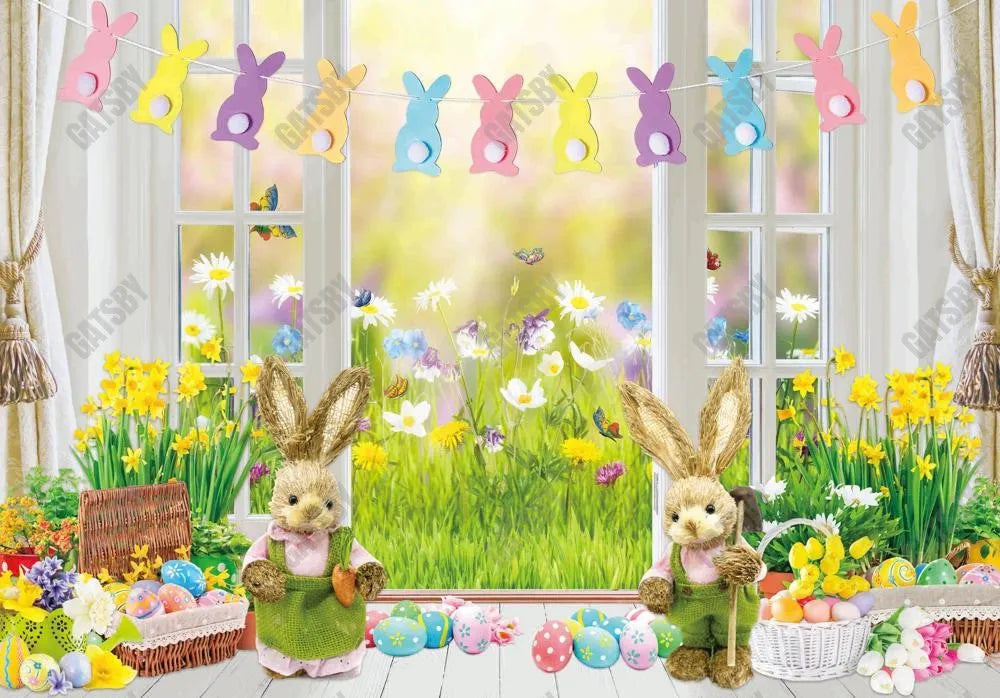 Easter Window Backdrop - Gatsby Backdrop