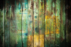 Faded Green Wood Backdrop Aec-00604 - Gatsby Backdrop