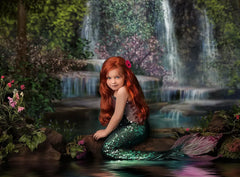 Fairy Tale Waterfall Photography Backdrop GBSX-99770 - Gatsby Backdrop