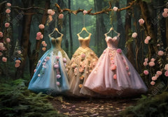 Fairytale Enchanted Dress Photography Backdrop - Gatsby Backdrop