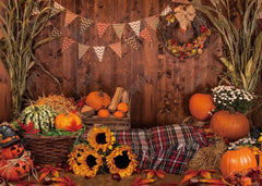 Fall Thanksgiving Photography Backdrop - Gatsby Backdrop