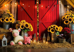 Farm Cake Smash Photography Backdrop GBSX-99773 - Gatsby Backdrop