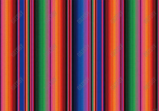Fiesta Colorful Stripes Backdrop Mexican Birthday Party Photography Background Cinco De Mayo Festival Carnival Banner Cake Table Decoration Photo Booth - Gatsby Backdrop