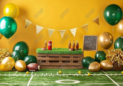 Football Party Grass Floor Backdrop - Gatsby Backdrop