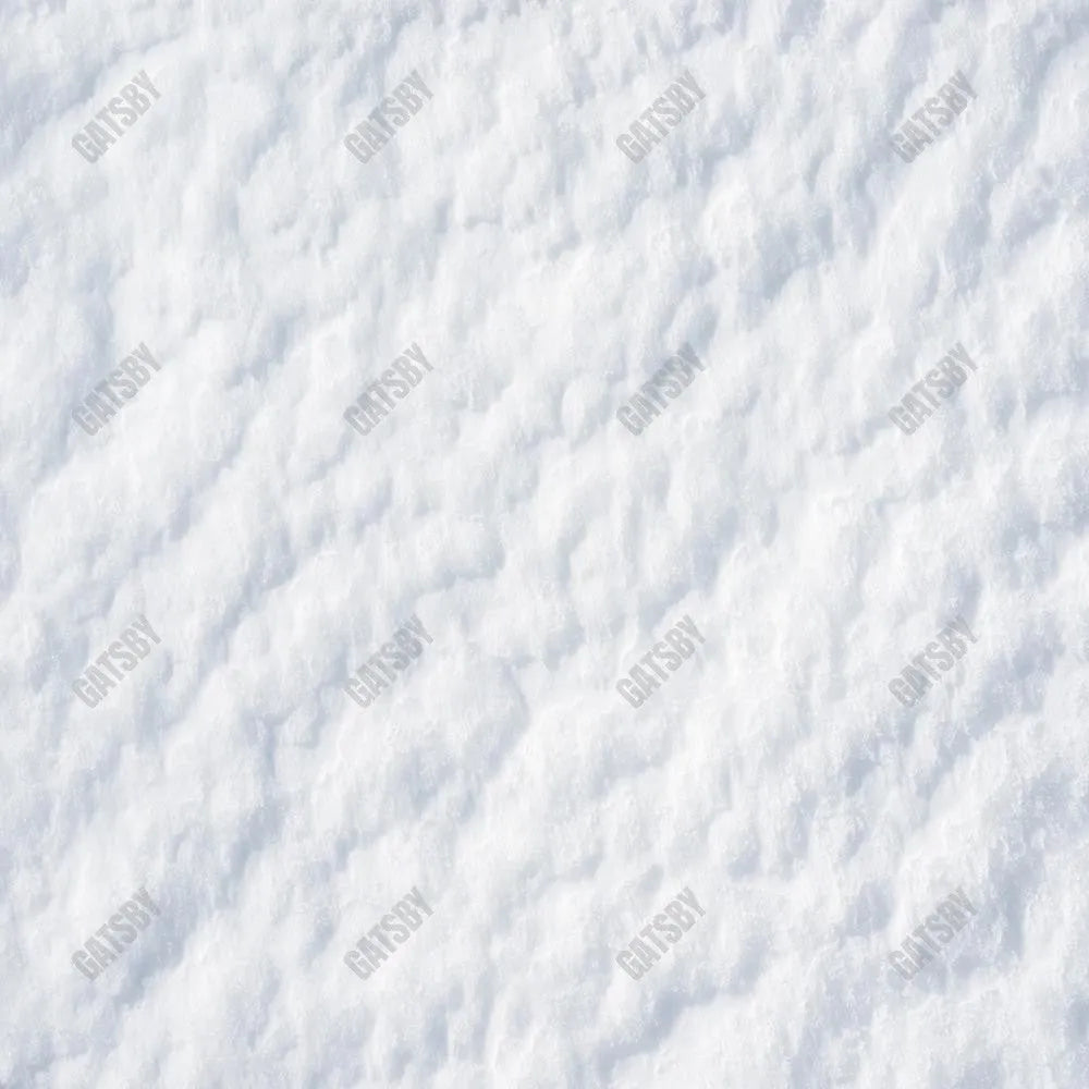 Fresh Clean White Snow Photography Backdrop GBSX-99783 - Gatsby Backdrop