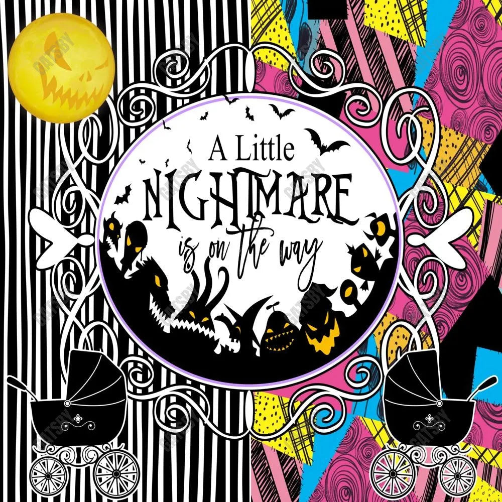 Gatsby A Little Nightmare Is On The Way Photography Backdrop Gbsx-00245 - Gatsby Backdrop