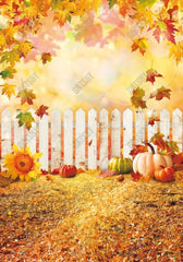 Gatsby Autumn Fence Photography Backdrop Gbsx-00605 - Gatsby Backdrop