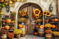 Gatsby Autumn Flower Shop Photography Backdrop Gbsx-00800 - Gatsby Backdrop