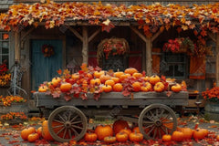 Gatsby Autumn Harvest Barn Photography Backdrop Gbsx-00926 - Gatsby Backdrop