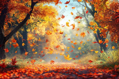 Gatsby Autumn Maple Forest Fallen Leaves Photography Backdrop Gbsx-00764 - Gatsby Backdrop