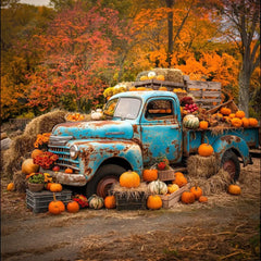 Gatsby Autumn Old Truck Photography Backdrop Gbsx-00380 - Gatsby Backdrop