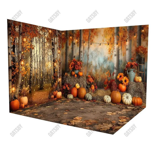 Gatsby Autumn Orange You A Pumpkin Room Set Backdrop Gbsx-99609&Gbsx-00433&Ym8C-B0507 - Gatsby Backdrop