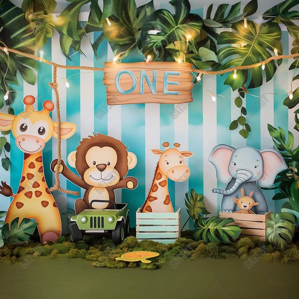 Gatsby Baby Jungle Photography Backdrop Gbsx-00467 - Gatsby Backdrop