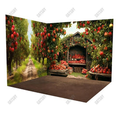 Gatsby Backdrop Apple Orchard Barn Room Set YM8T-A9080&YM8T-A9034&GBSX-99762 - Gatsby Backdrop