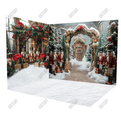 Gatsby Backdrop Christmas Nutcracker Store Room Set GBSX-99977&GBSX-99989&GBSX-99969 - Gatsby Backdrop