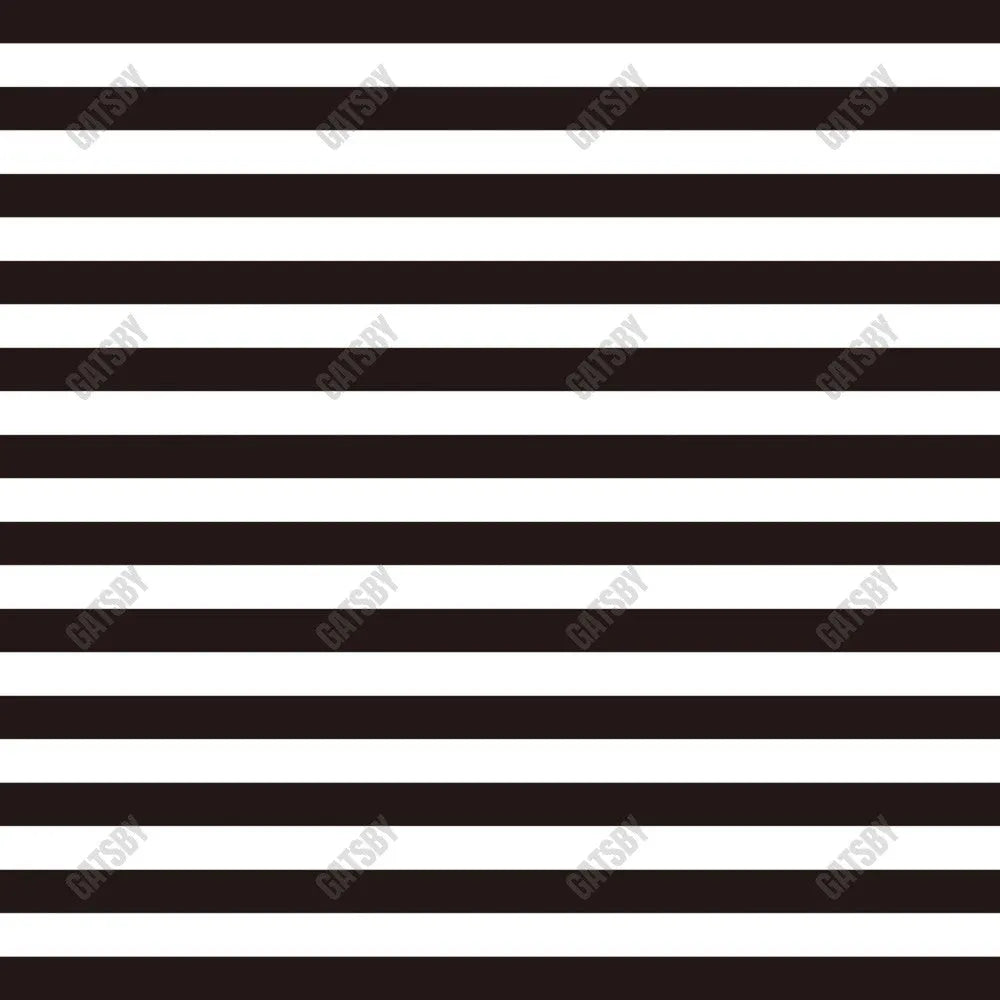 Gatsby Black And White Stripe Photography Backdrop Gbsx-00235 - Gatsby Backdrop