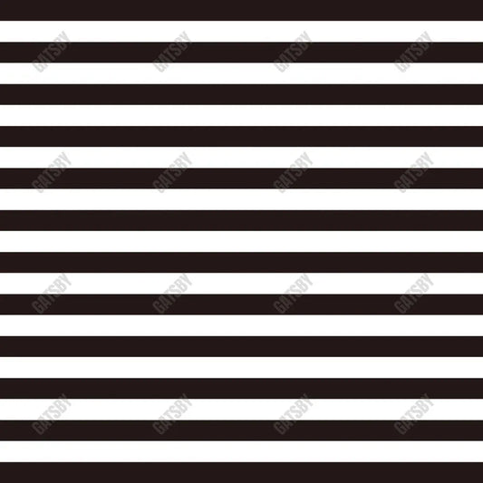 Gatsby Black And White Stripe Photography Backdrop Gbsx-00235 - Gatsby Backdrop