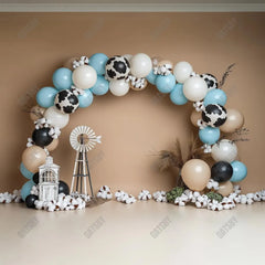 Gatsby Blue Farm Fun Photography Backdrop Gbsx-00459 - Gatsby Backdrop